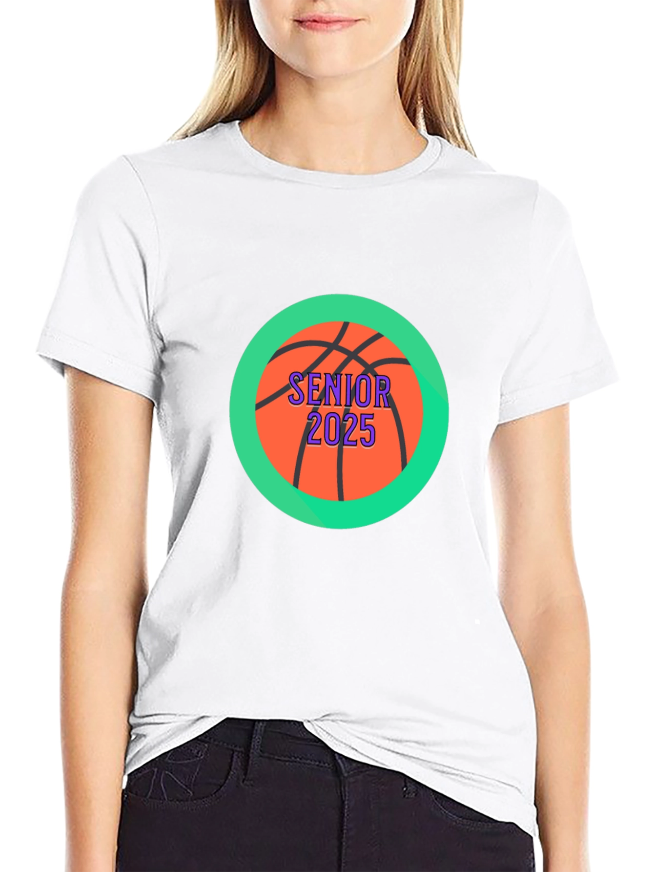Senior 2025 Basketball Graphic Tee