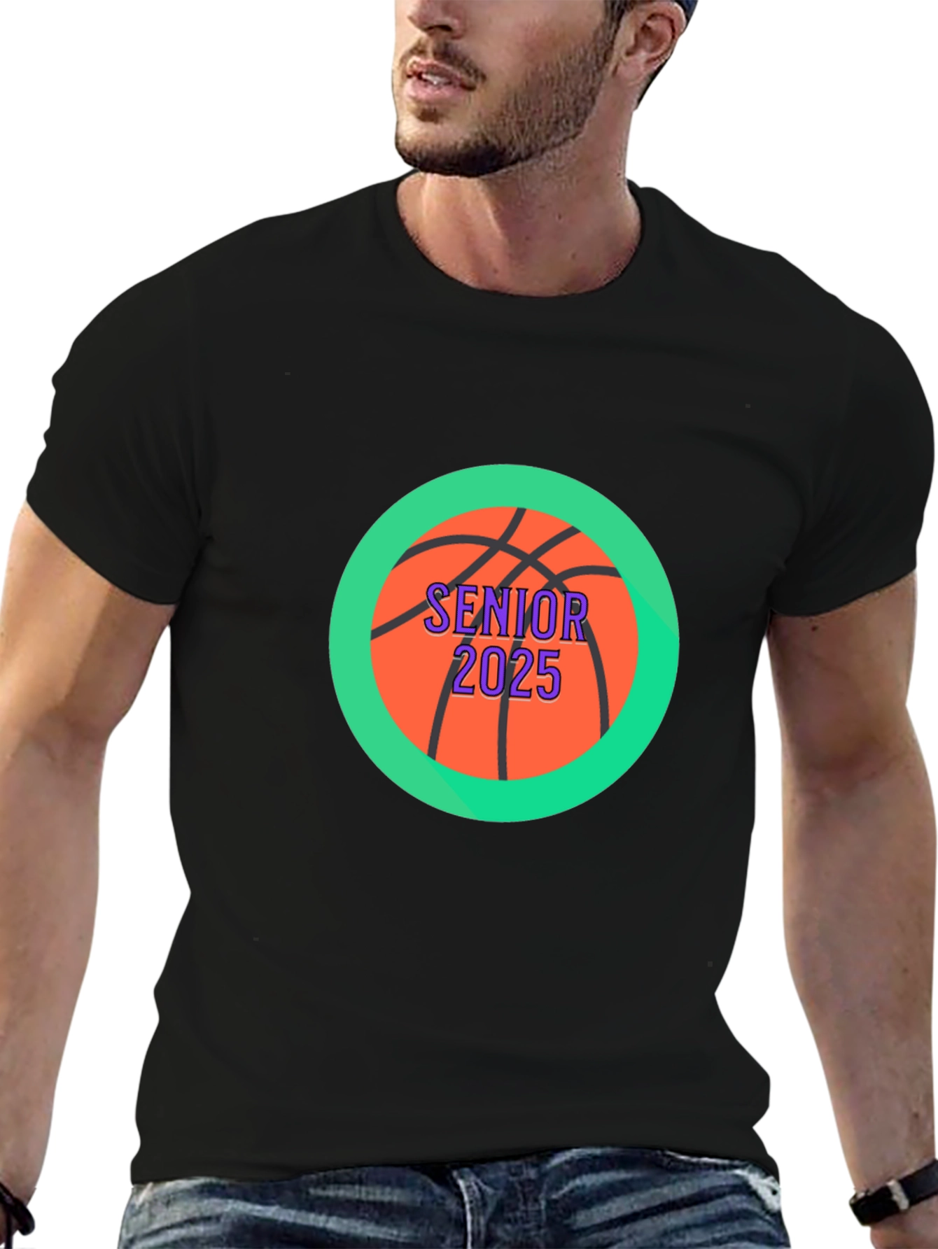 Senior 2025 Basketball Graphic Tee