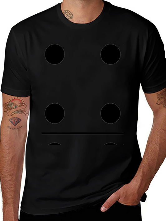 Black Domino T-Shirt: Fun & Unique Graphic Tee