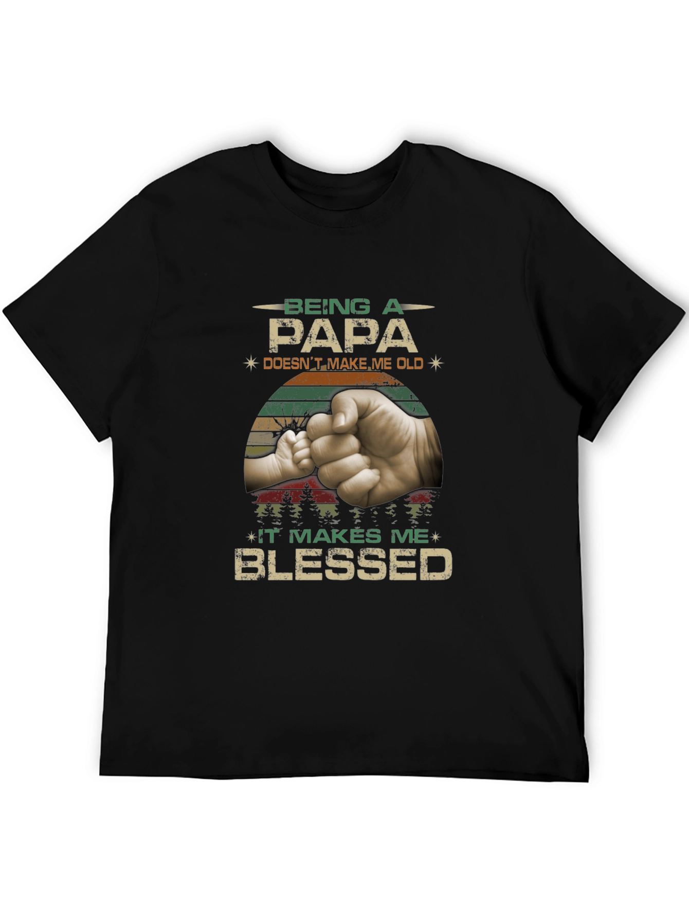 Being a Papa Graphic Tee