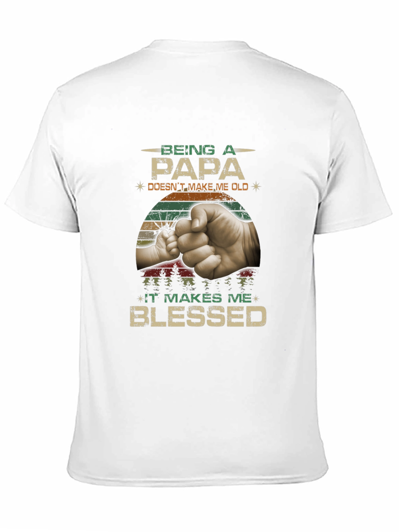 Being a Papa Graphic Tee