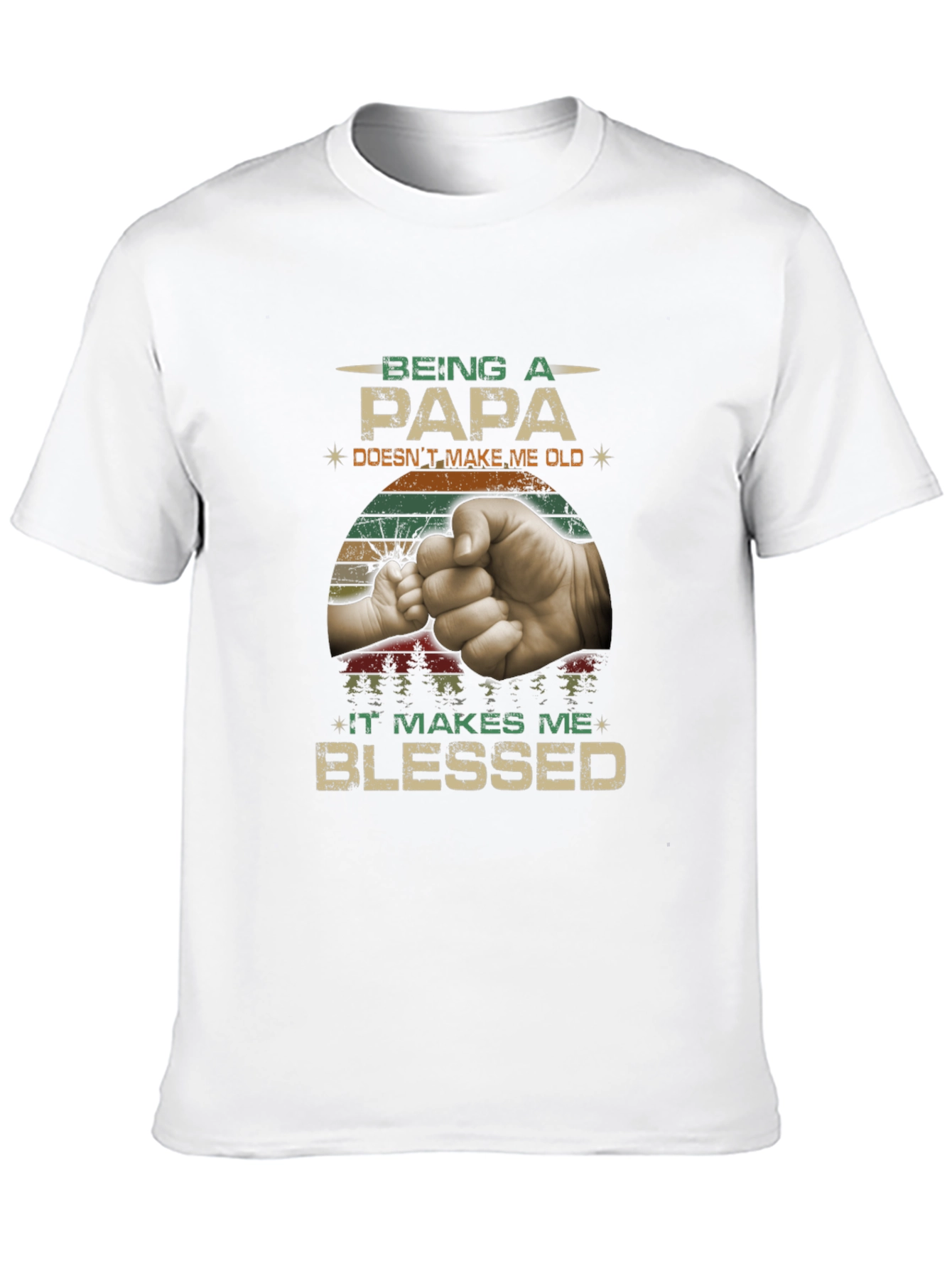 Being a Papa Graphic Tee