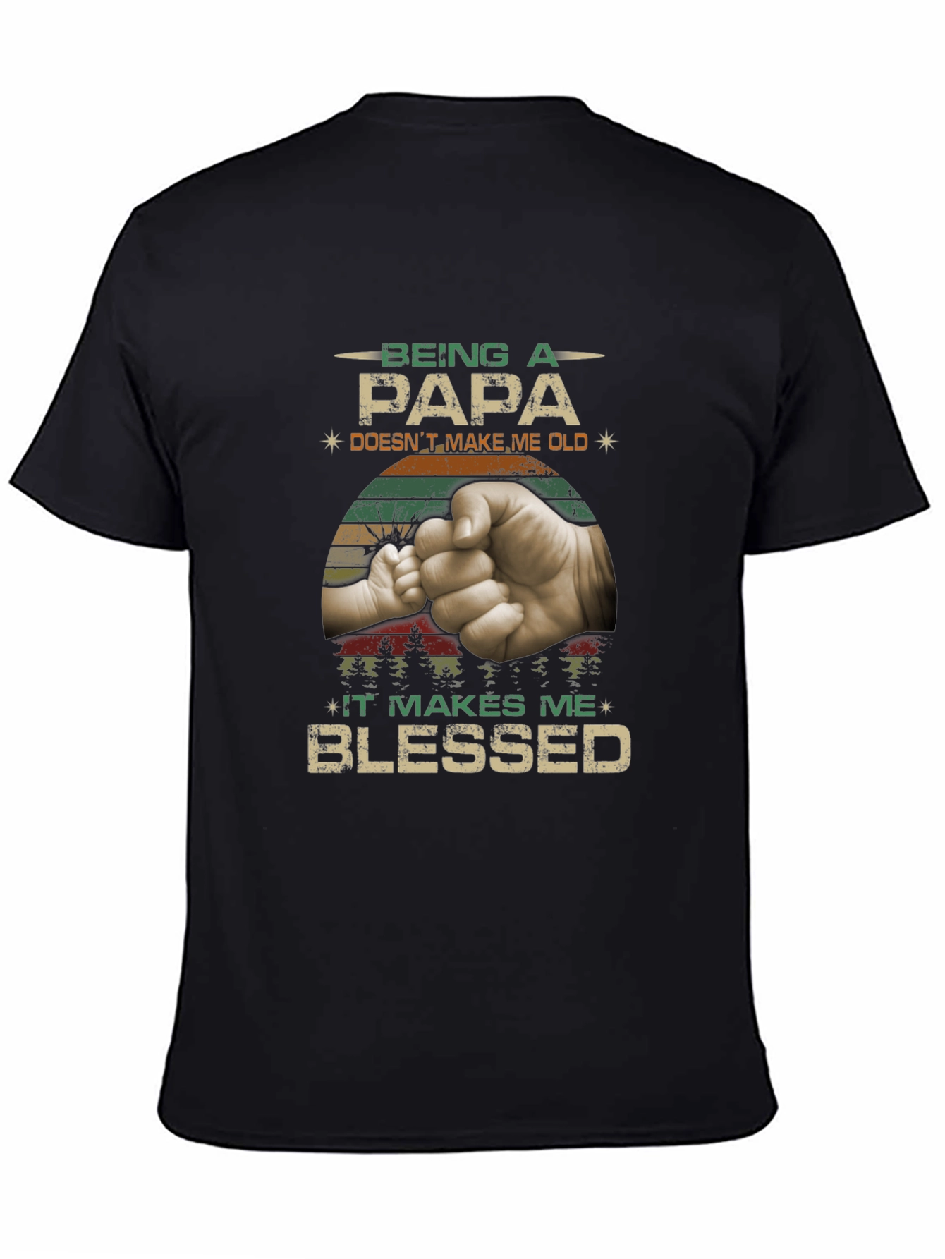 Being a Papa Graphic Tee