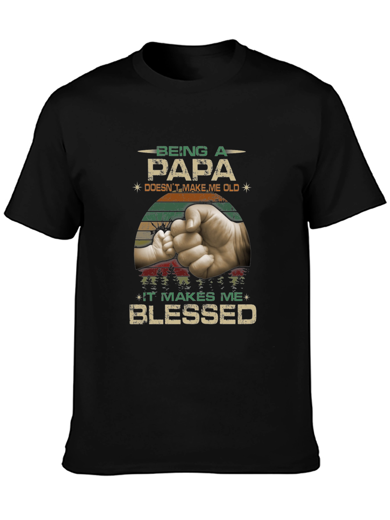Being a Papa Graphic Tee