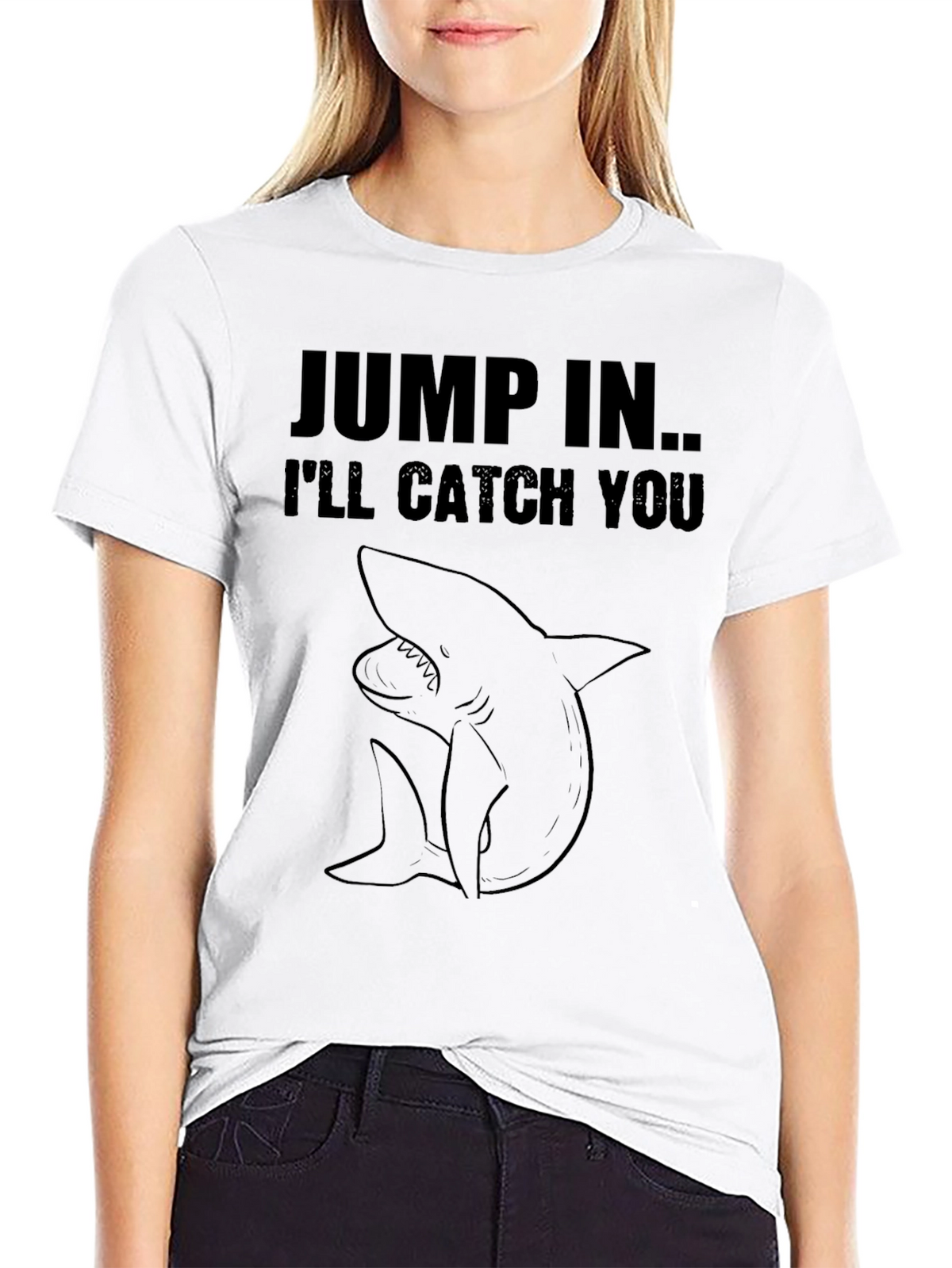Jump In Shark Graphic Tee