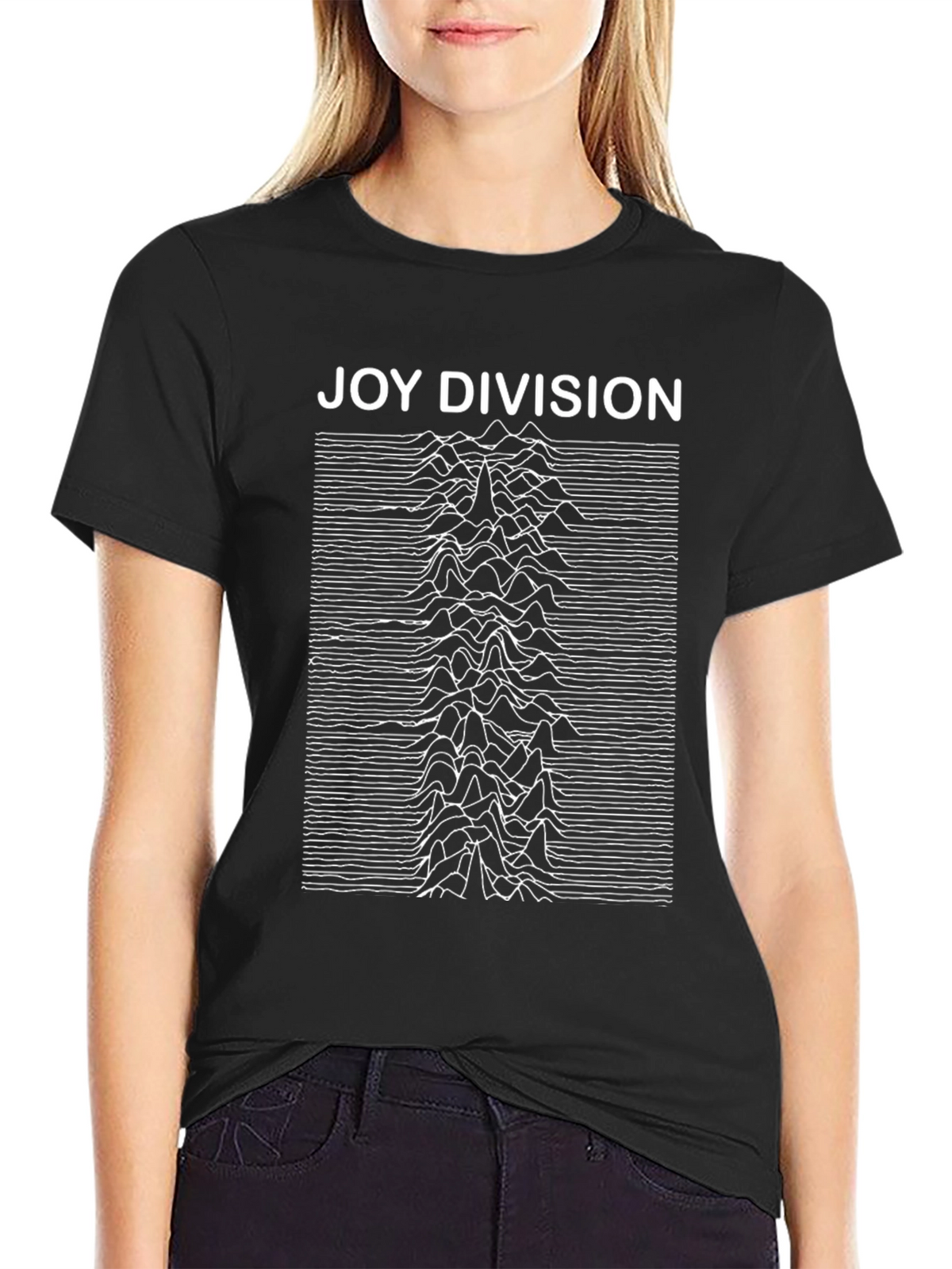 Joy Division Graphic Tee - Unknown Pleasures Album Cover