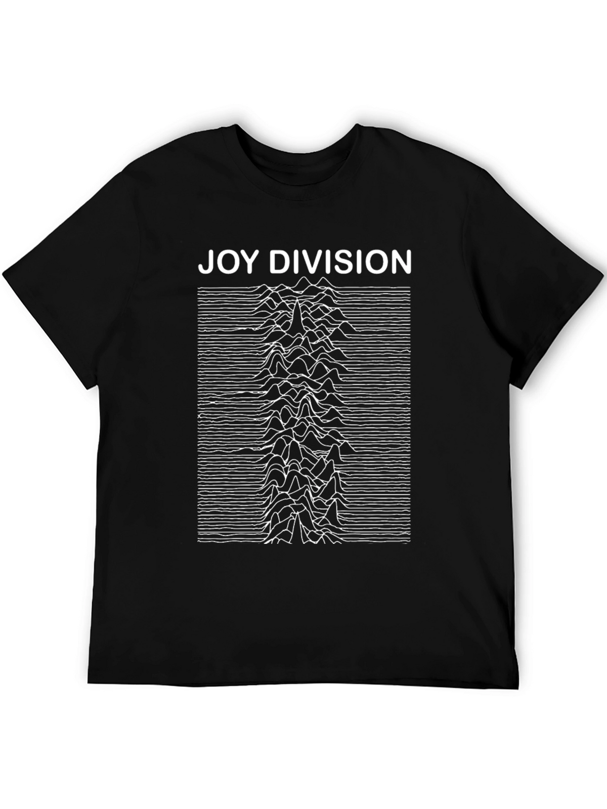Joy Division Graphic Tee - Unknown Pleasures Album Cover