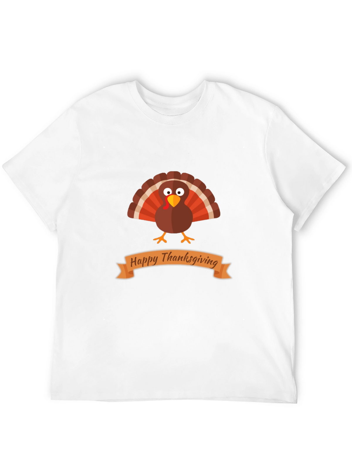 Happy Thanksgiving Turkey Graphic Tee