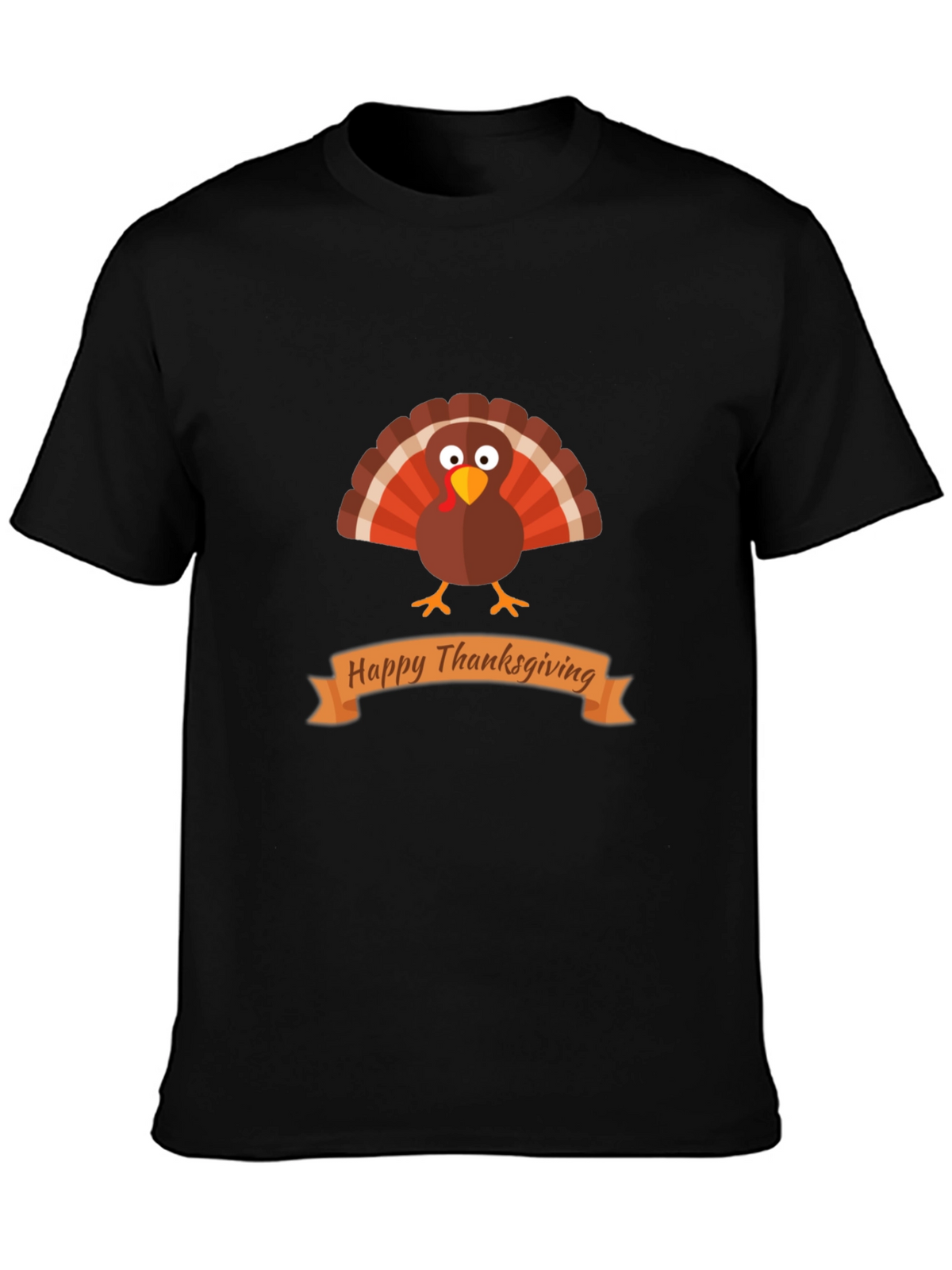Happy Thanksgiving Turkey Graphic Tee