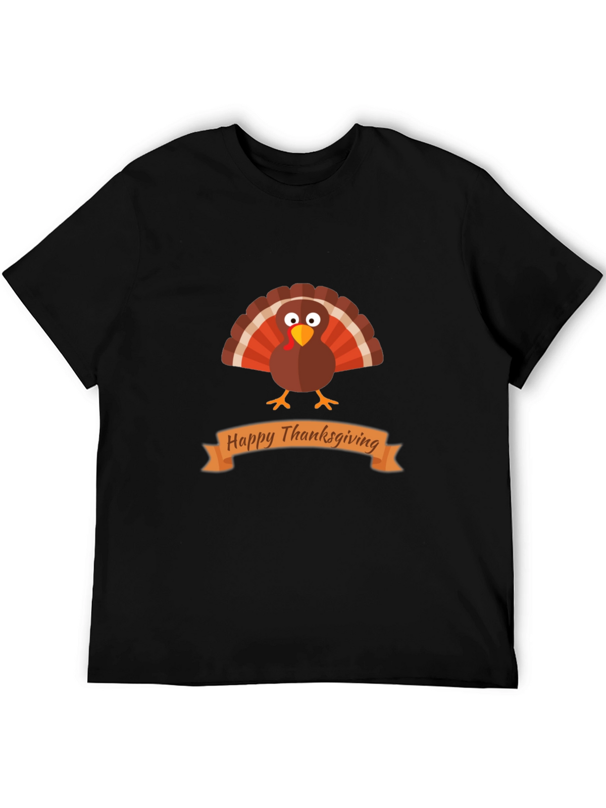 Happy Thanksgiving Turkey Graphic Tee