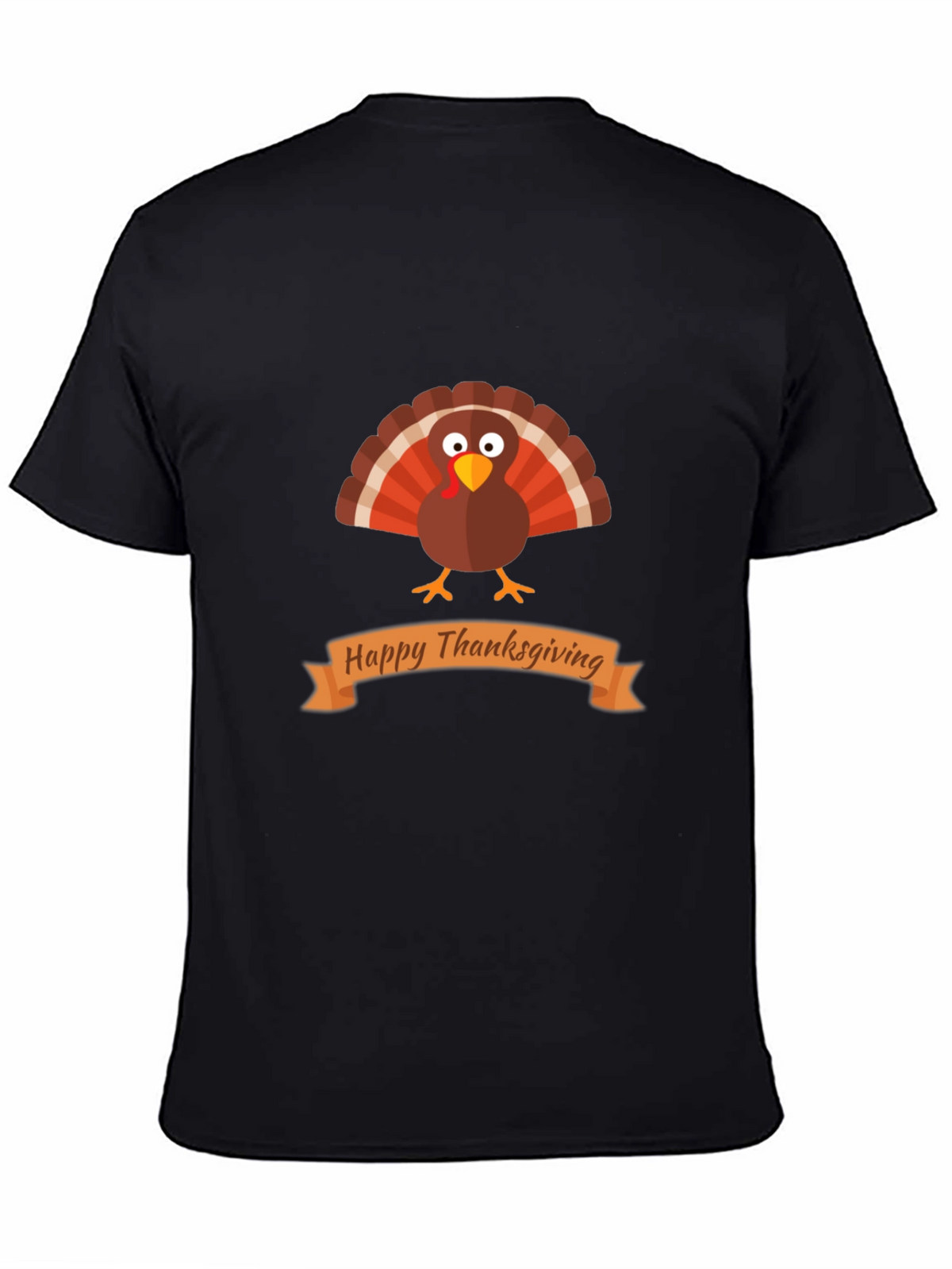 Happy Thanksgiving Turkey Graphic Tee