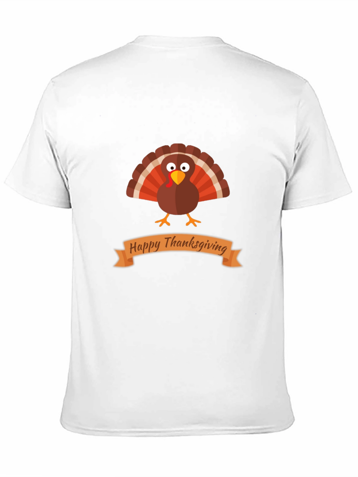 Happy Thanksgiving Turkey Graphic Tee