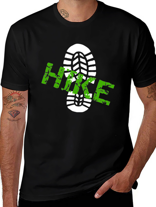 Hike T-Shirt - Footprint Design - Outdoor Adventure Tee