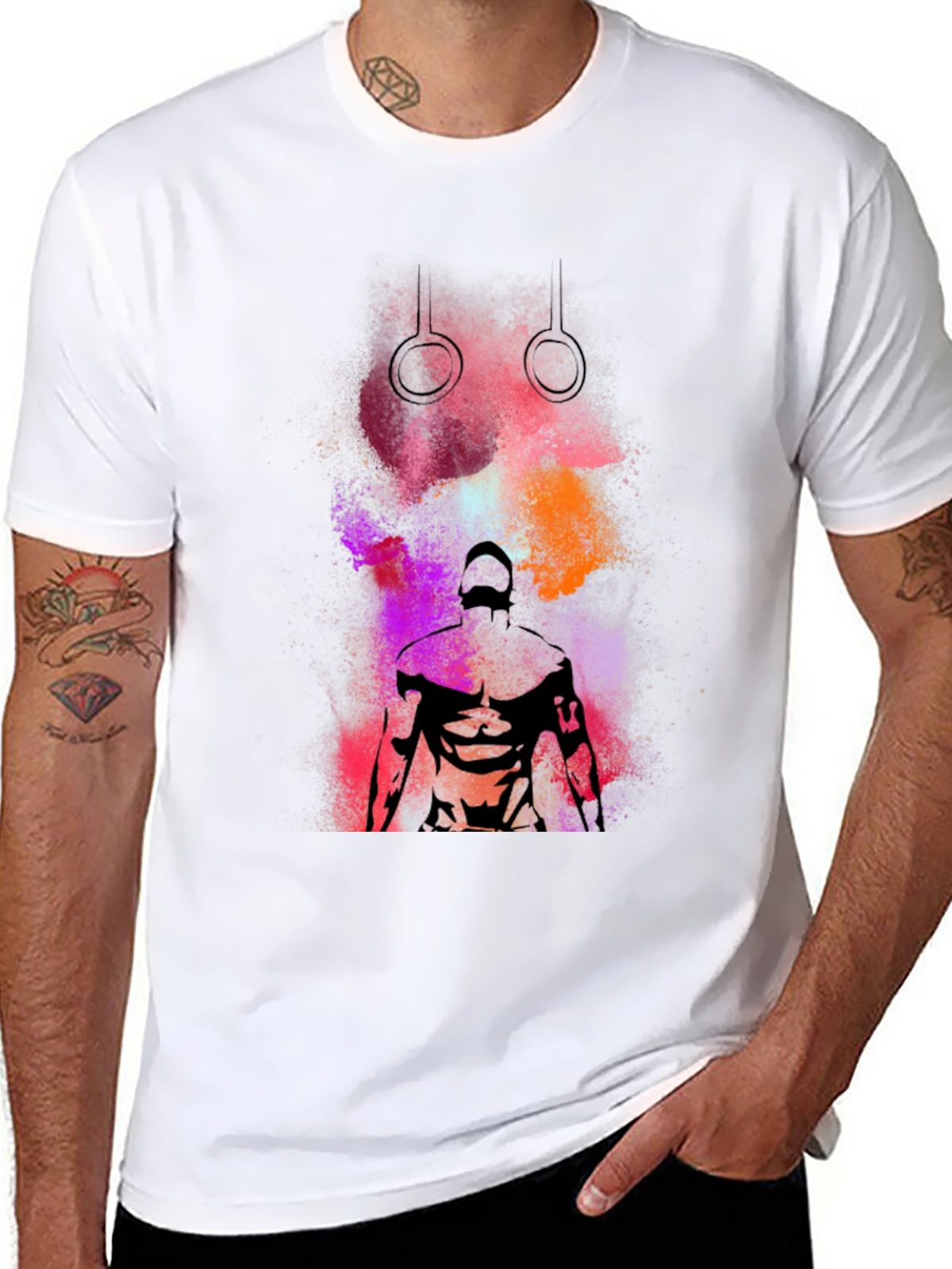 Gymnast Rings T-Shirt - Artistic Training Tee