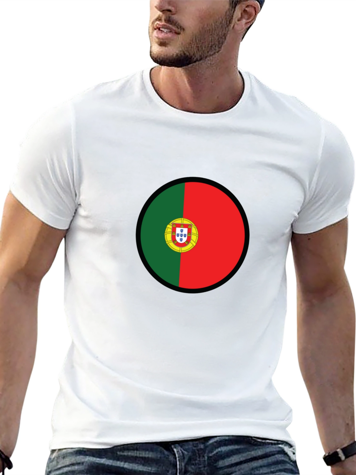 Portugal Flag Graphic T-Shirt