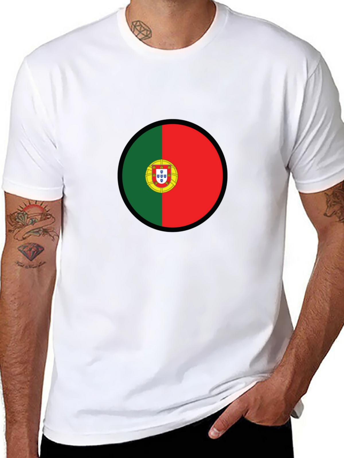 Portugal Flag Graphic T-Shirt
