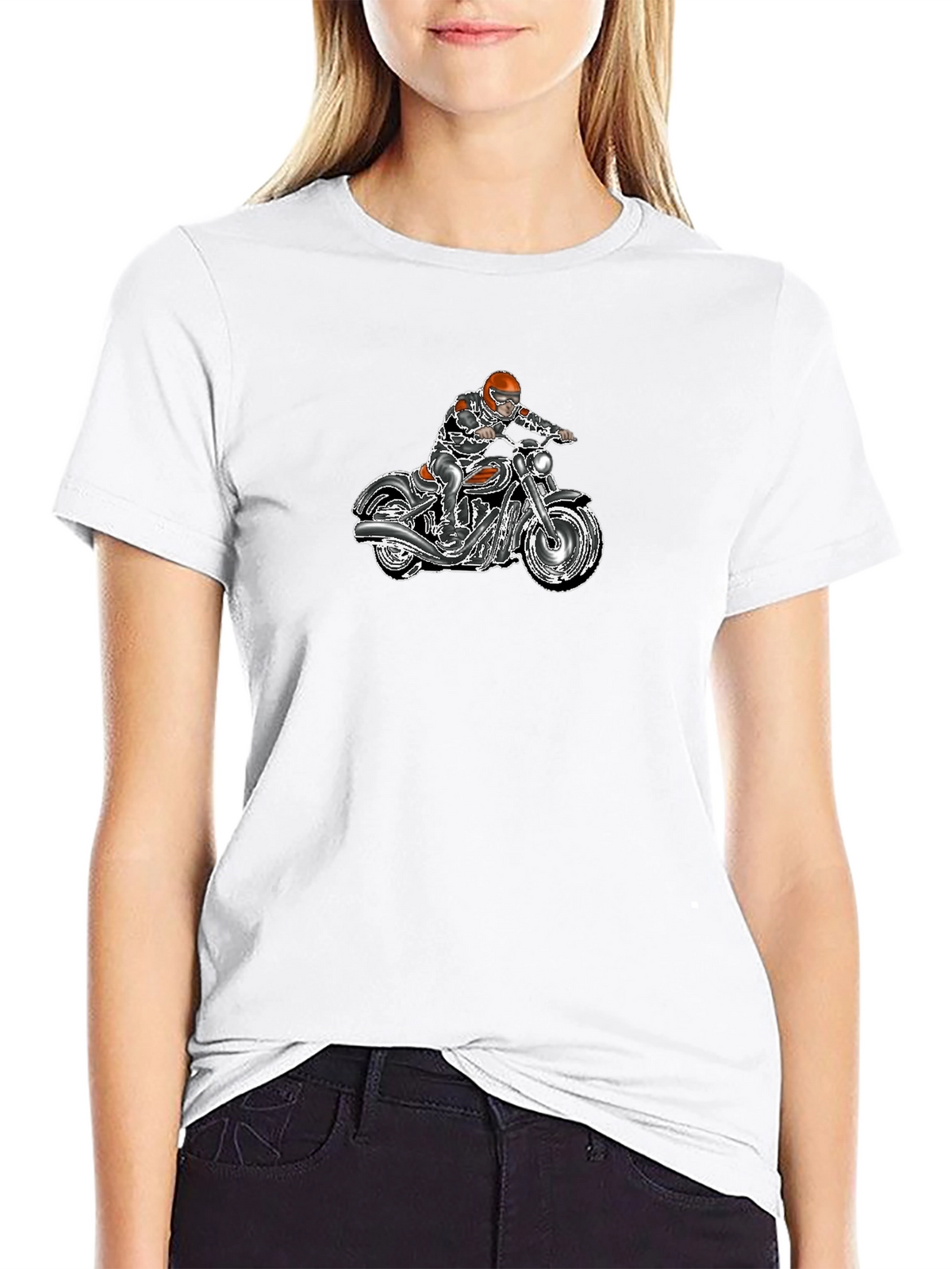 Motorcycle Graphic Tee - Ride in Style!