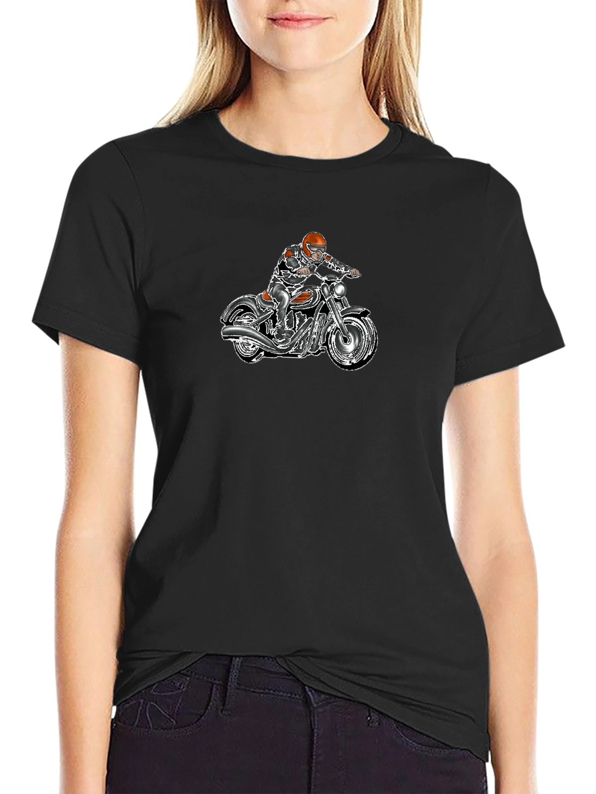 Motorcycle Graphic Tee - Ride in Style!