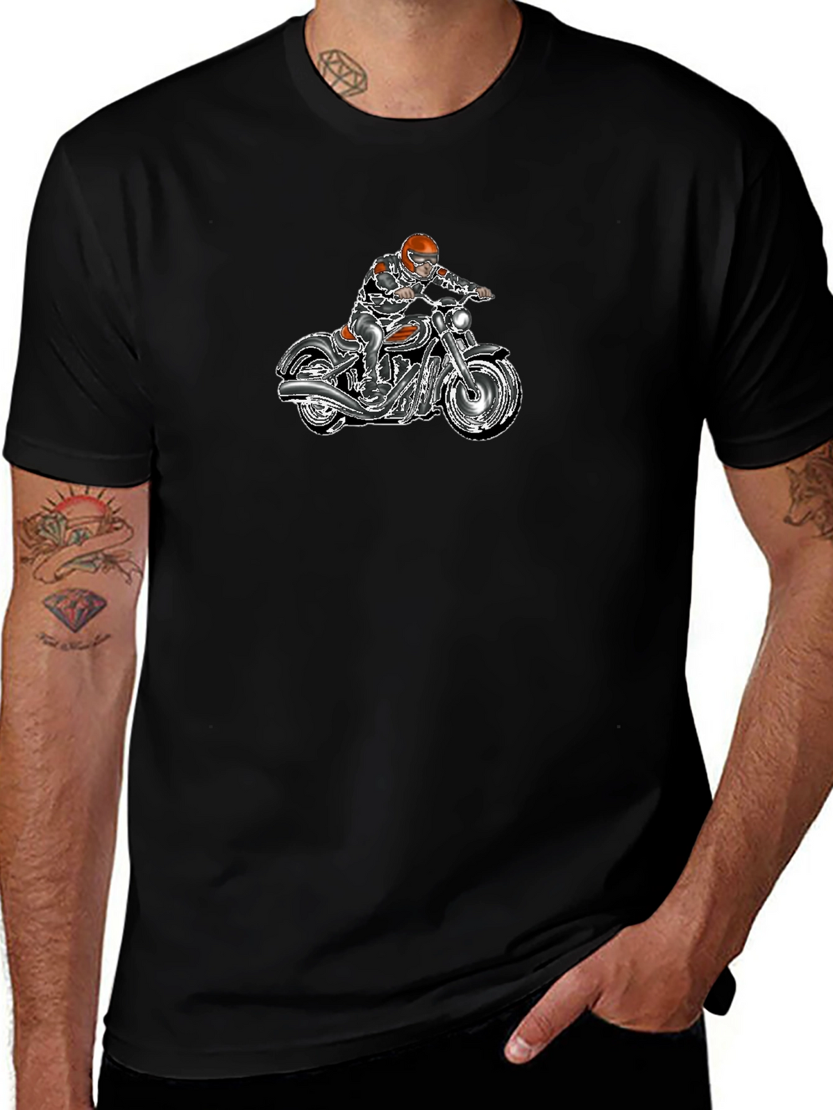 Motorcycle Graphic Tee - Ride in Style!