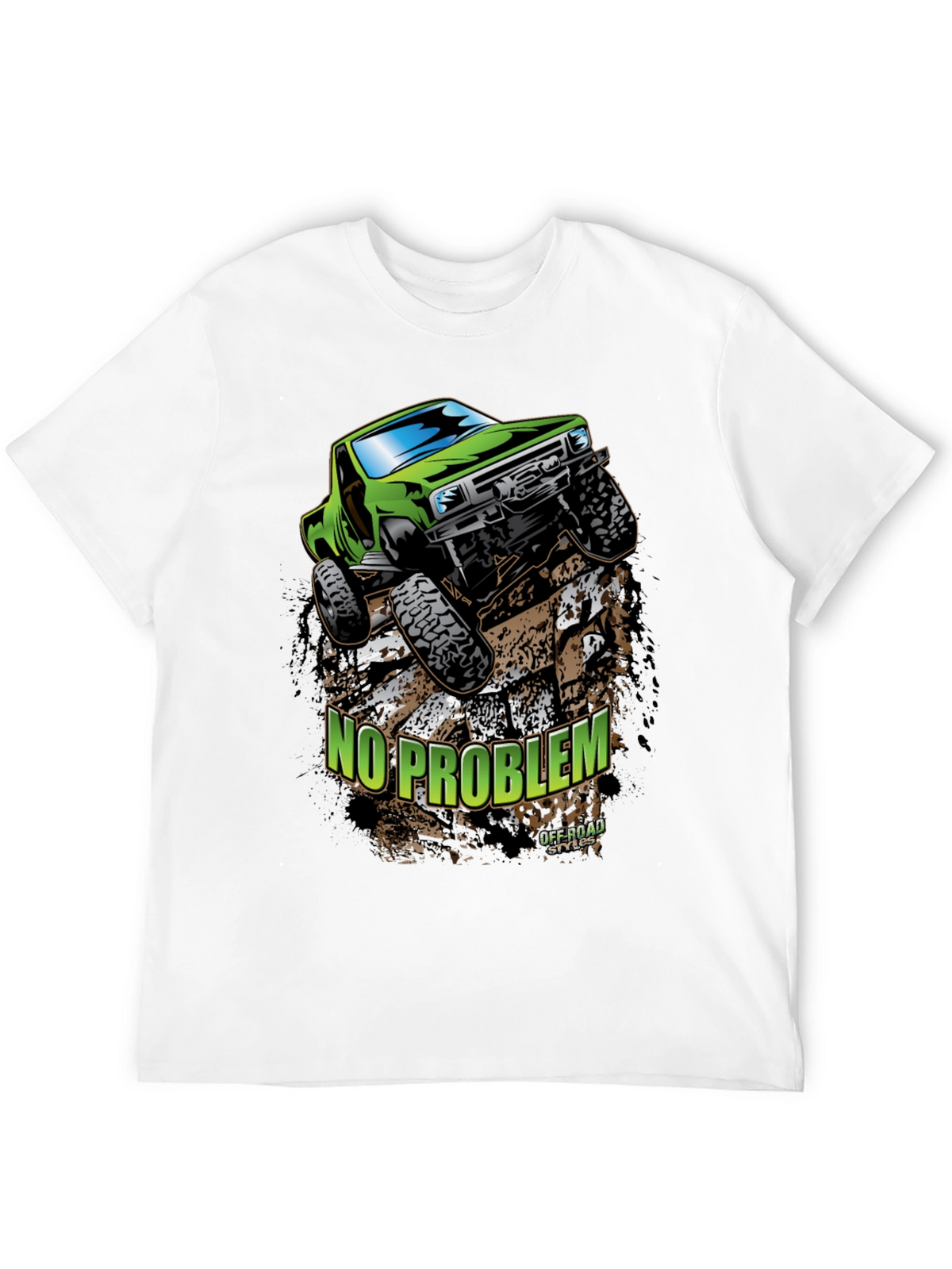 No Problem Off-Road Truck Graphic T-Shirt