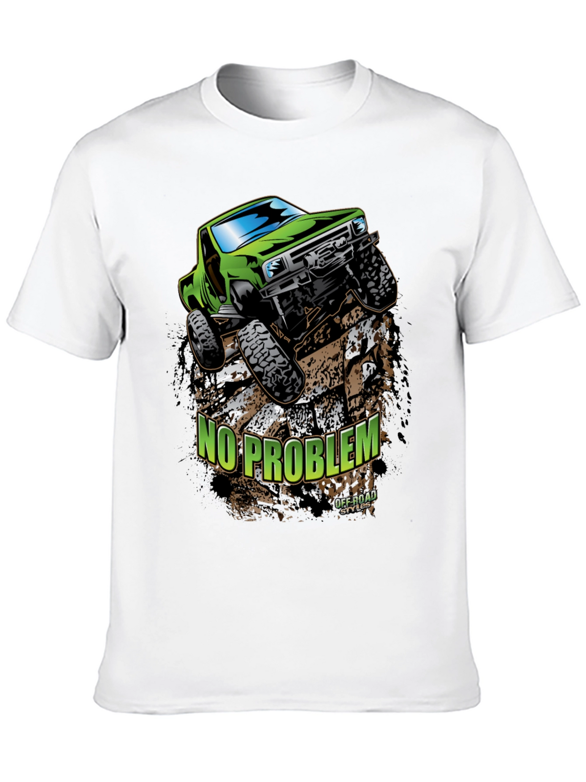 No Problem Off-Road Truck Graphic T-Shirt