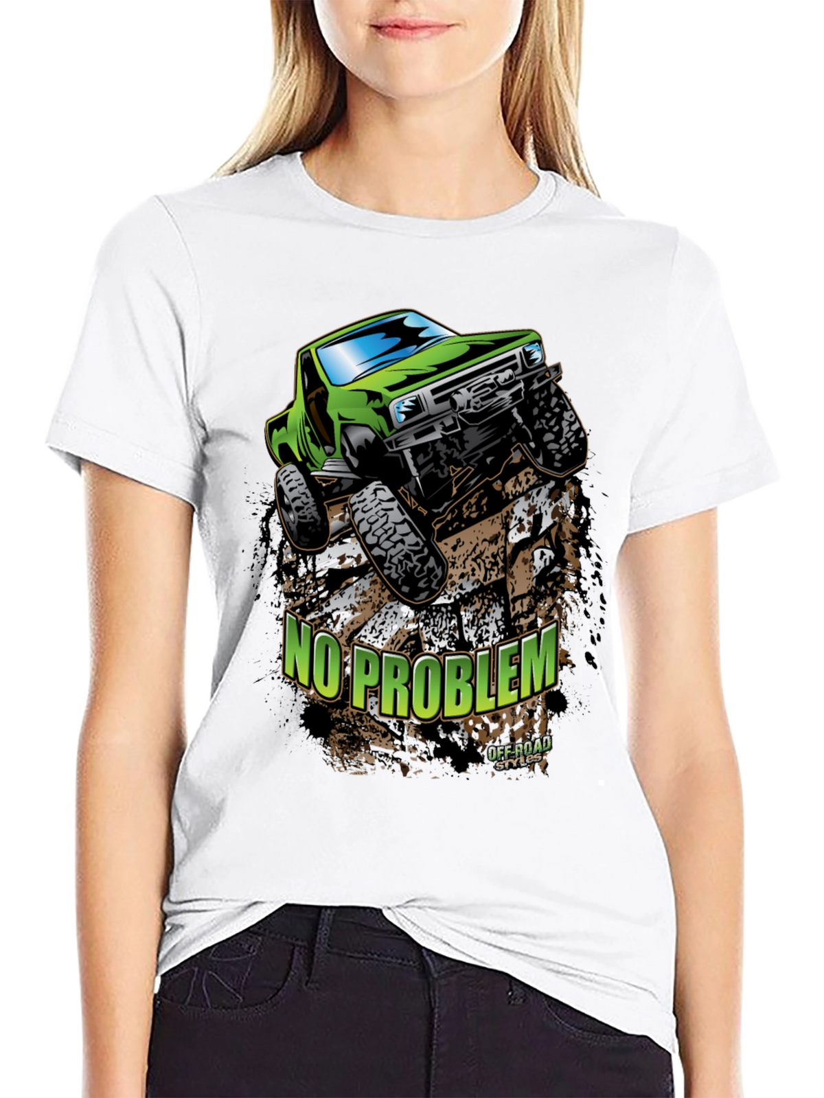 No Problem Off-Road Truck Graphic T-Shirt
