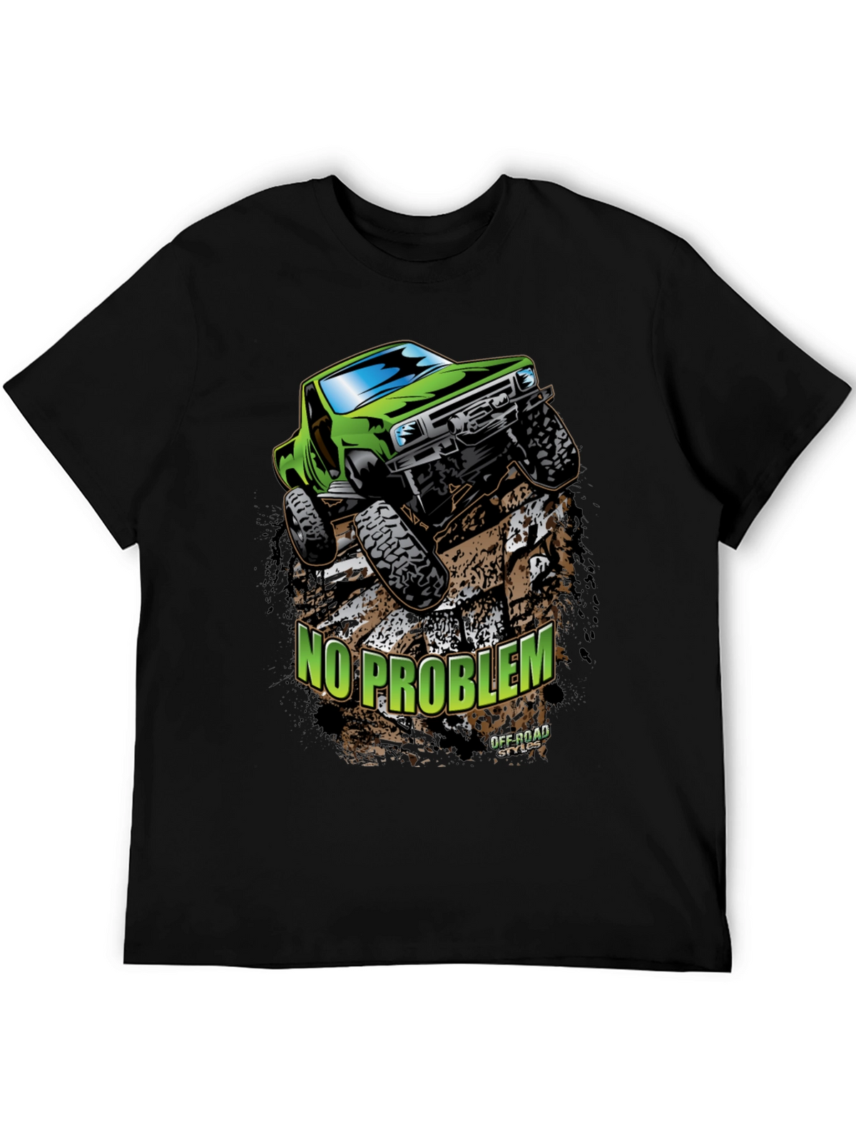No Problem Off-Road Truck Graphic T-Shirt