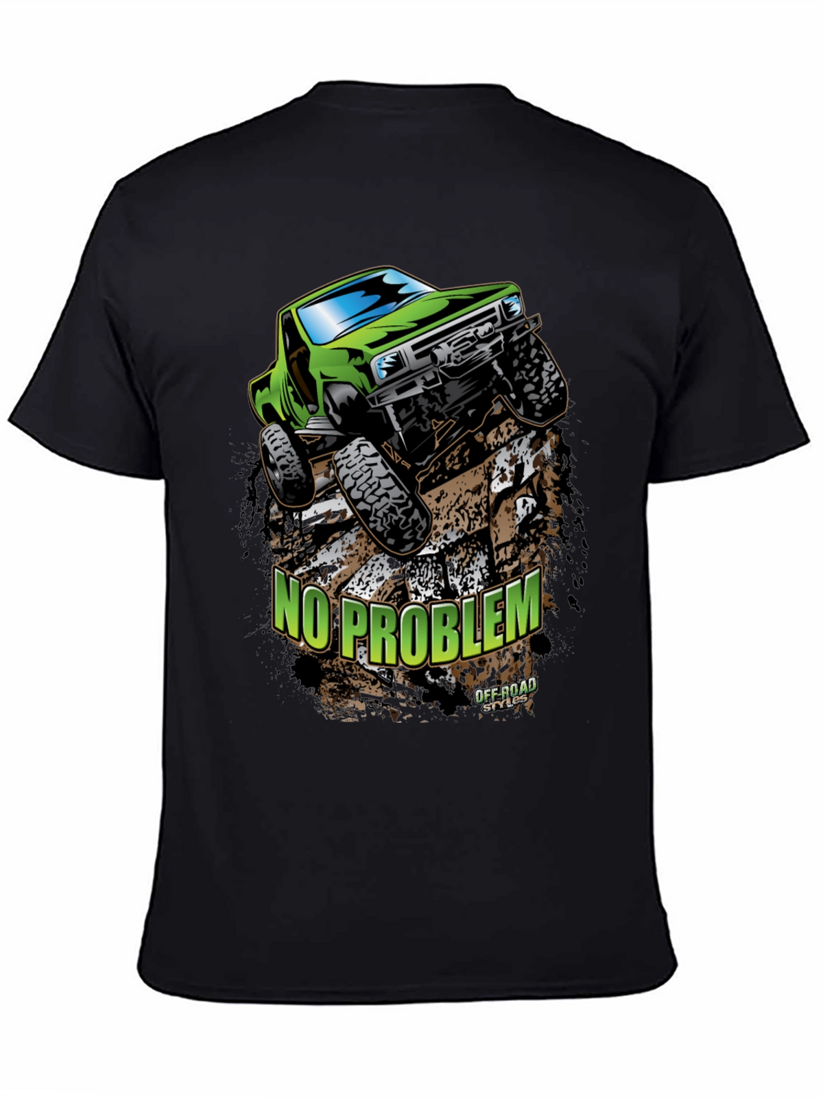 No Problem Off-Road Truck Graphic T-Shirt