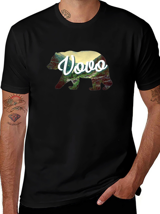 Bear Vovo Mountain Tee - Cool Graphic T-Shirt