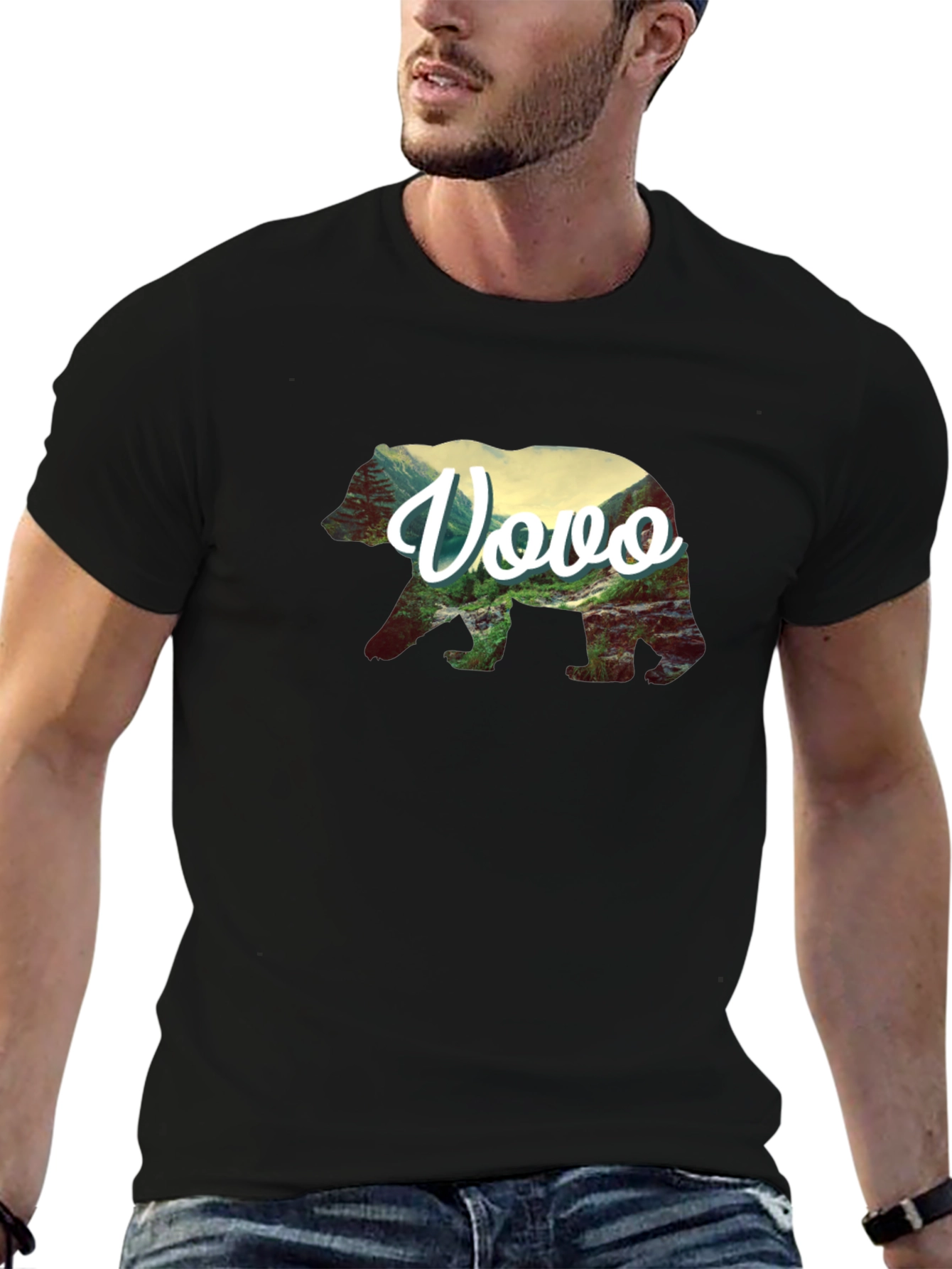 Bear Vovo Mountain Tee - Cool Graphic T-Shirt