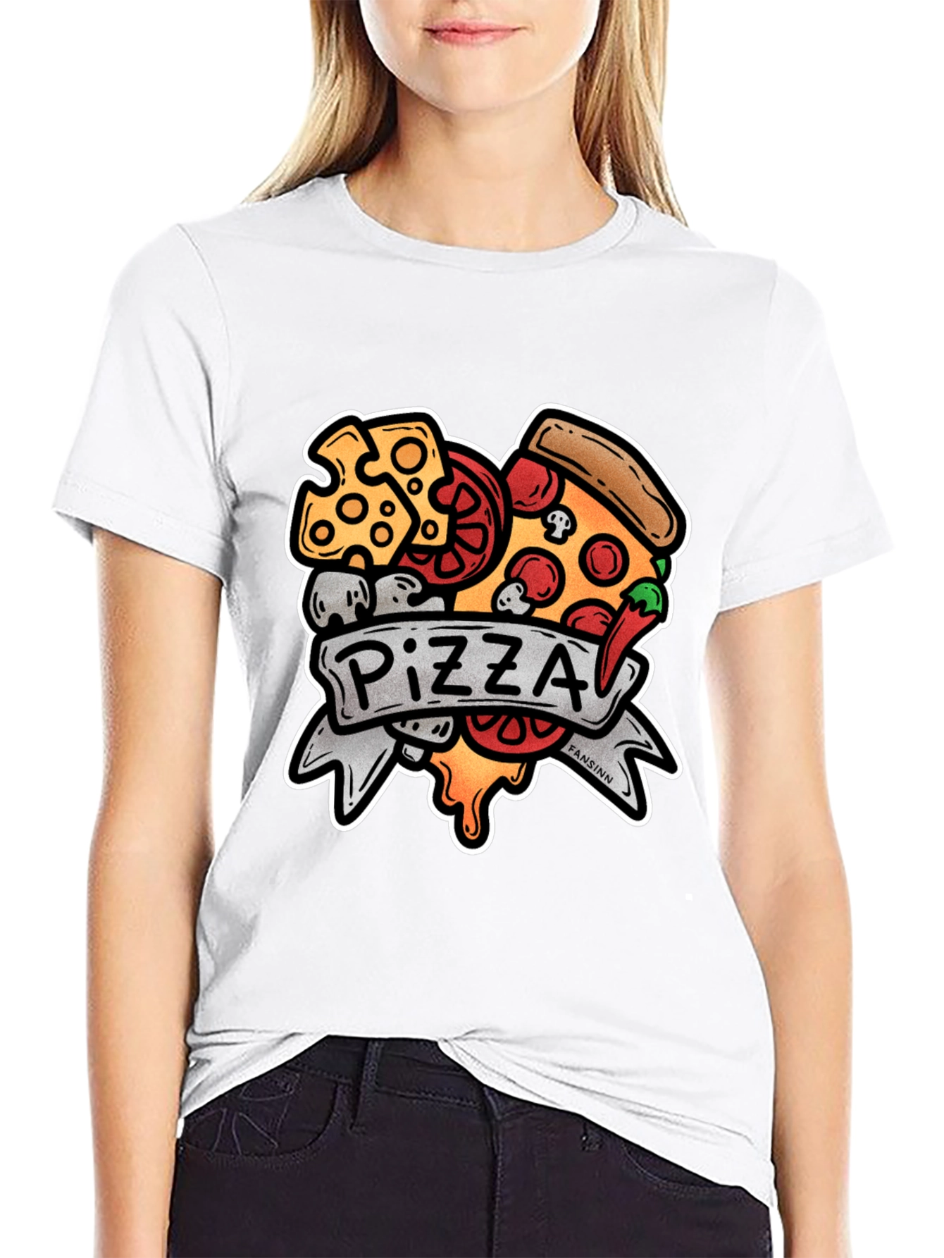 Pizza Lovers Graphic Tee - Foodie Fashion