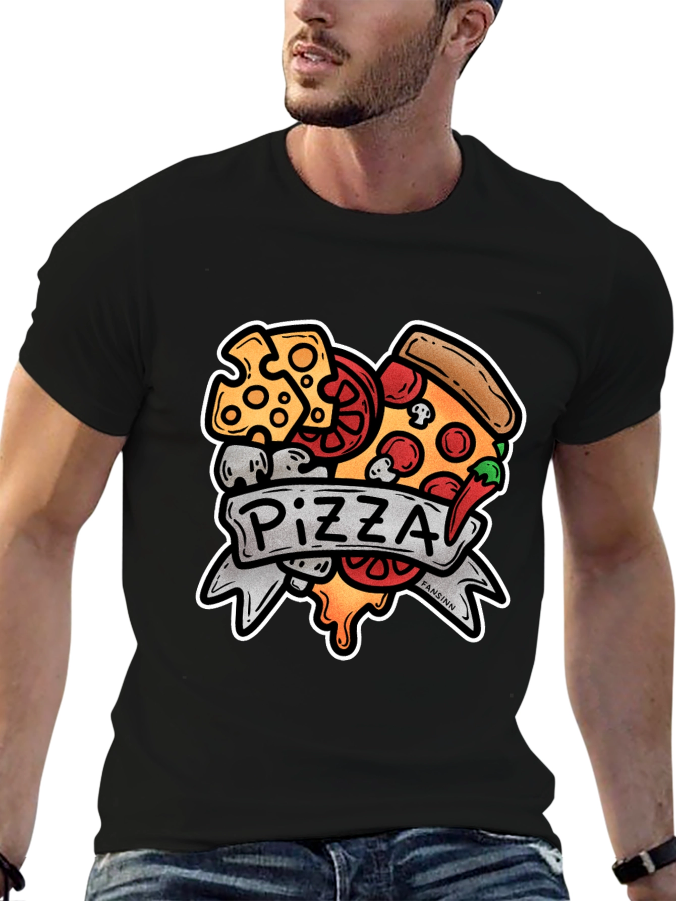Pizza Lovers Graphic Tee - Foodie Fashion