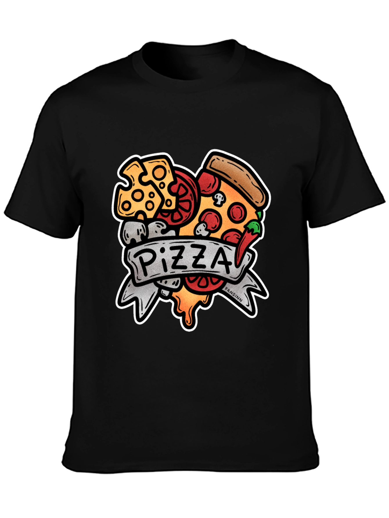 Pizza Lovers Graphic Tee - Foodie Fashion