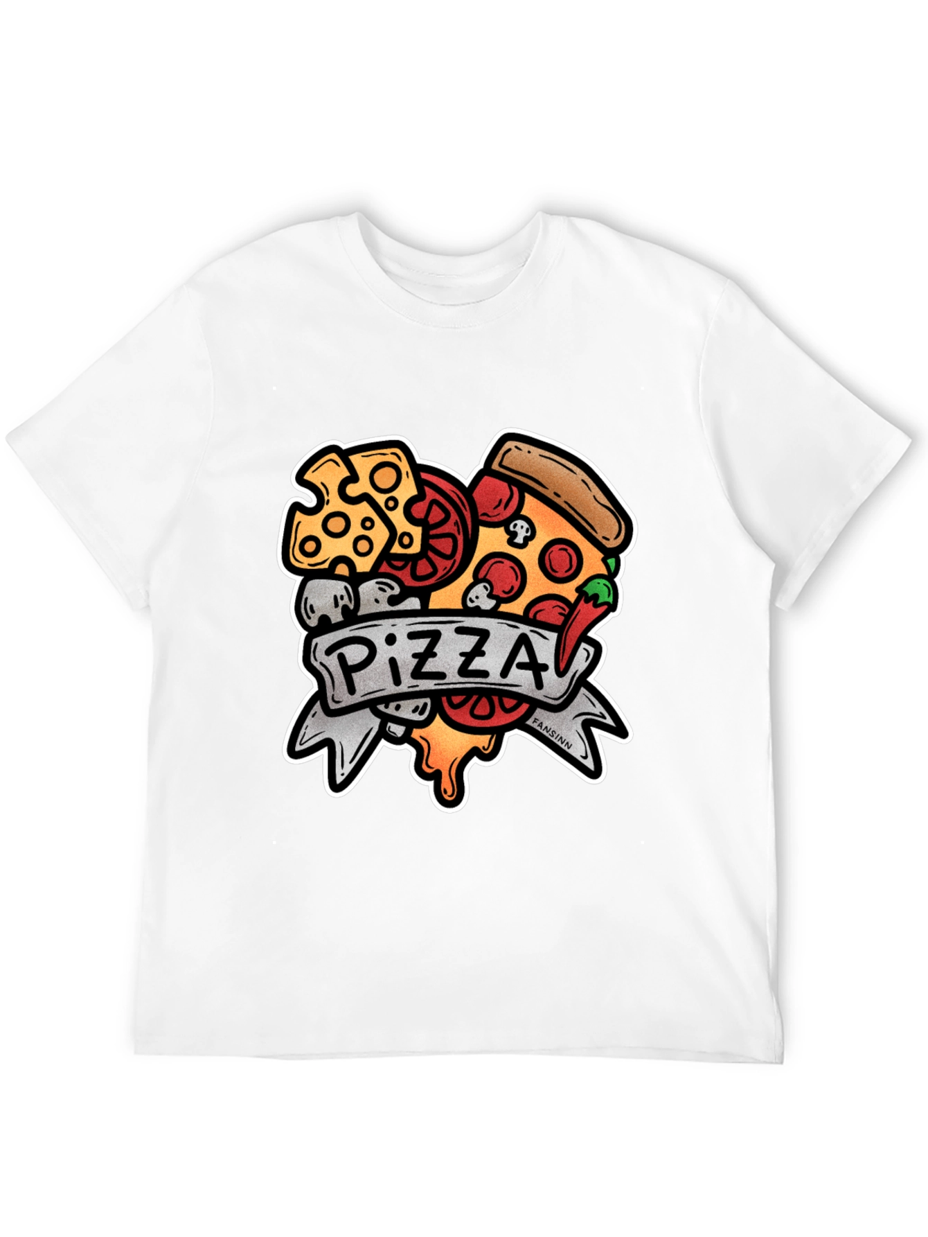Pizza Lovers Graphic Tee - Foodie Fashion