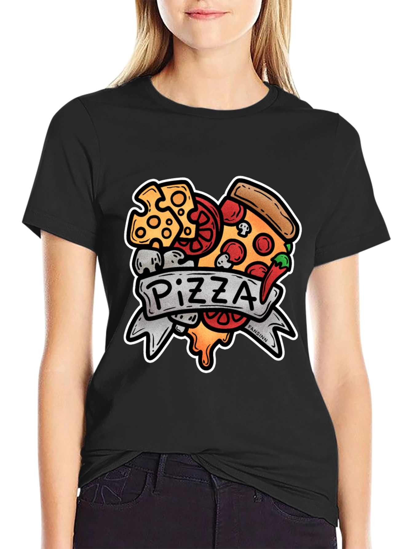 Pizza Lovers Graphic Tee - Foodie Fashion