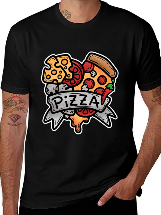 Pizza Lovers Graphic Tee - Foodie Fashion