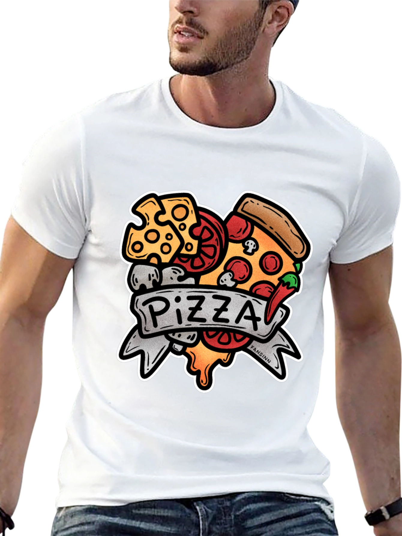 Pizza Lovers Graphic Tee - Foodie Fashion
