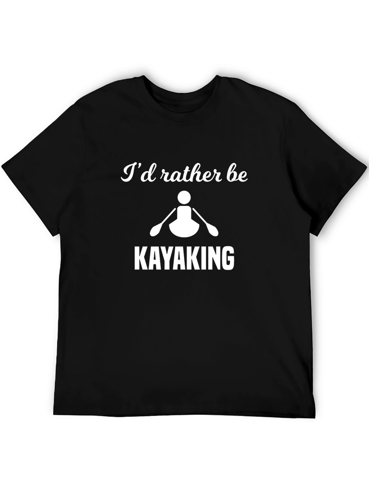 Kayaking T-Shirt - Id Rather Be Kayaking Graphic Tee