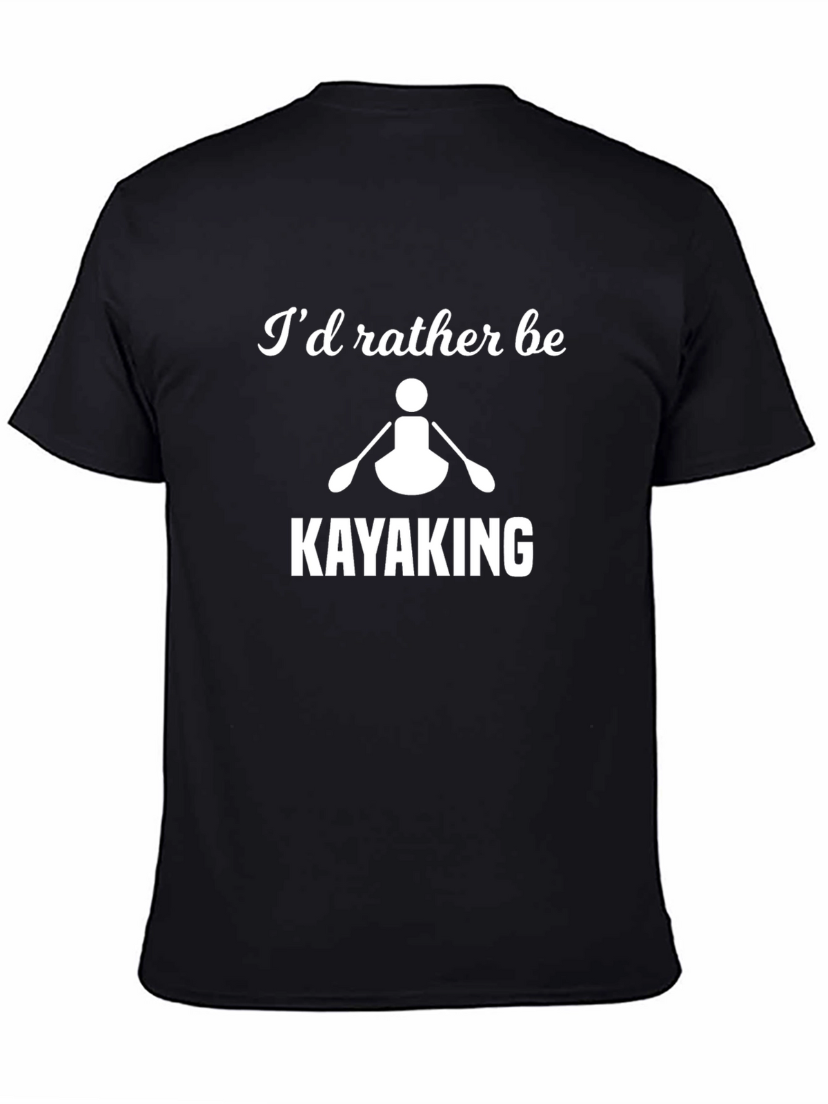 Kayaking T-Shirt - Id Rather Be Kayaking Graphic Tee