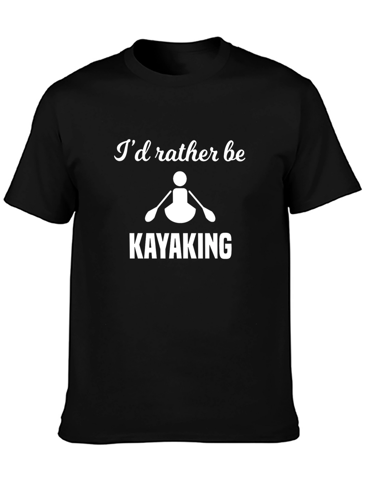 Kayaking T-Shirt - Id Rather Be Kayaking Graphic Tee