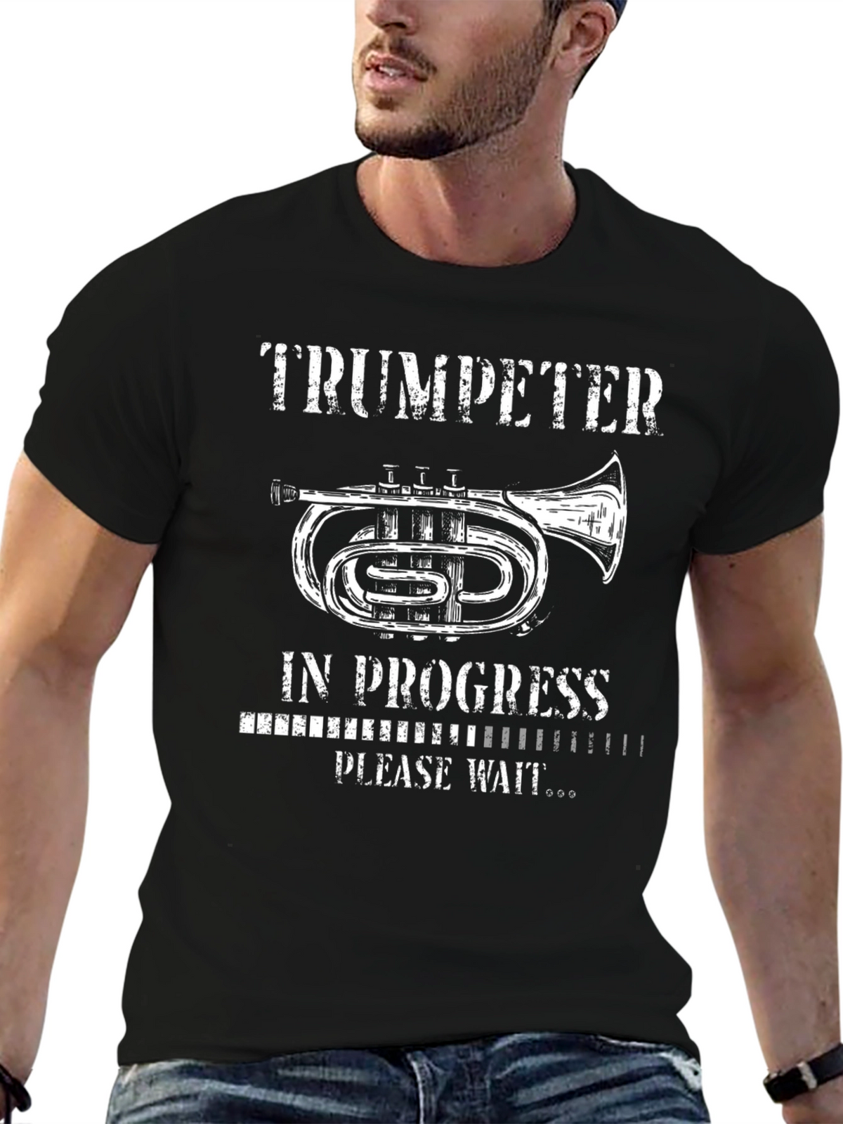 Trumpeter In Progress T-Shirt - Musician Tee