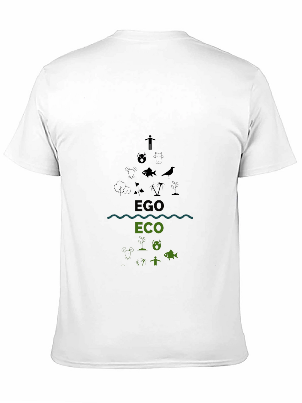 Eco/Ego Graphic Tee - Black