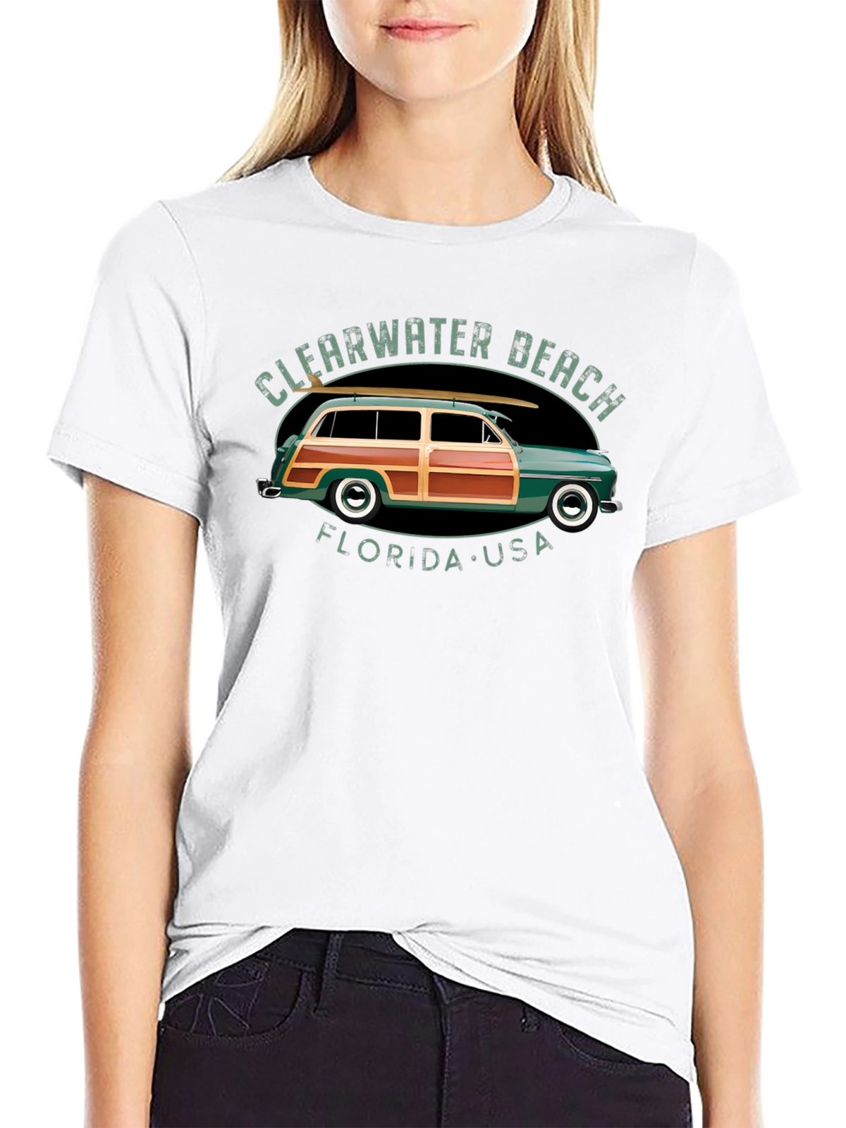 Clearwater Beach Florida Surf T-Shirt