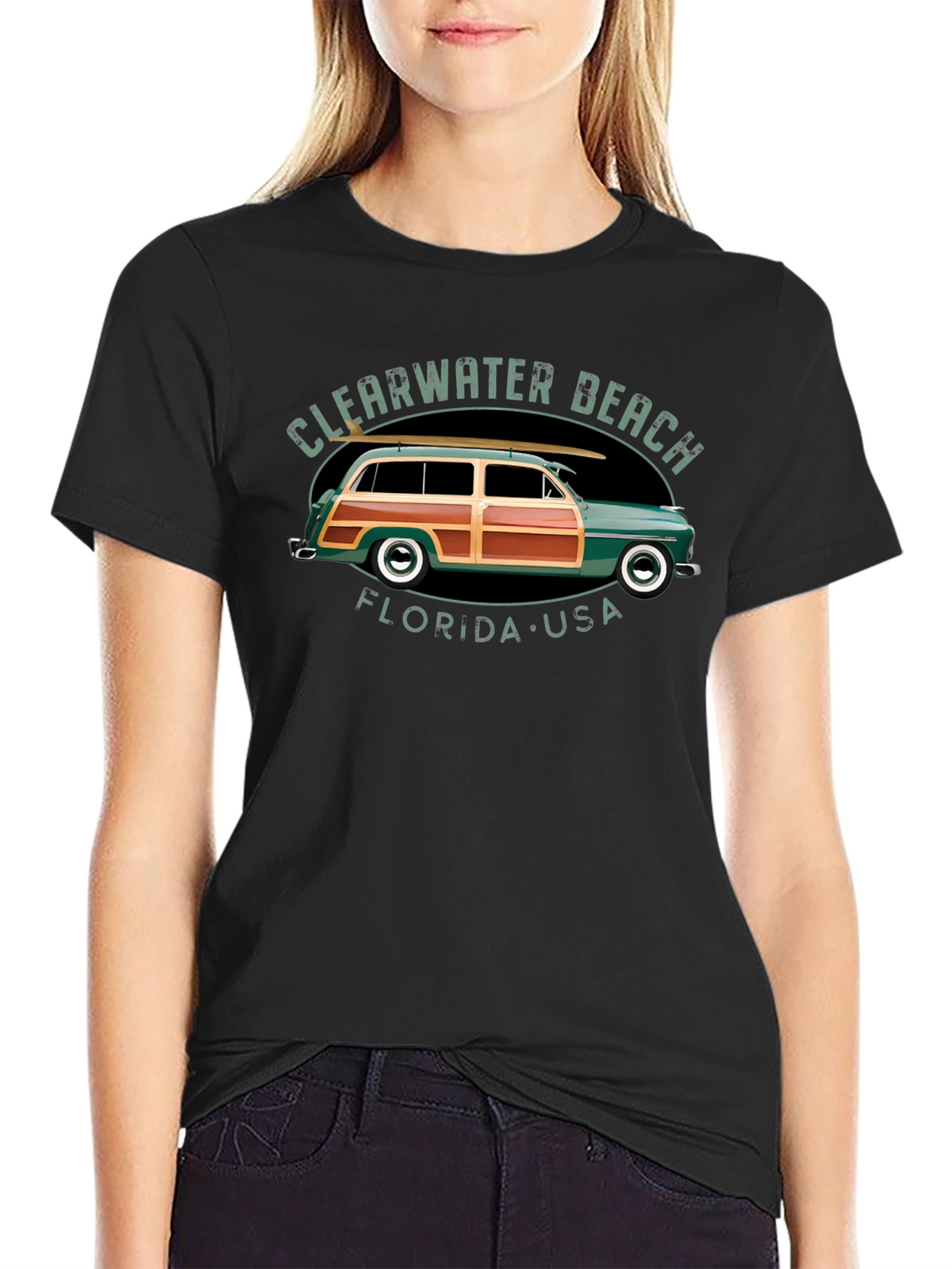 Clearwater Beach Florida Surf T-Shirt