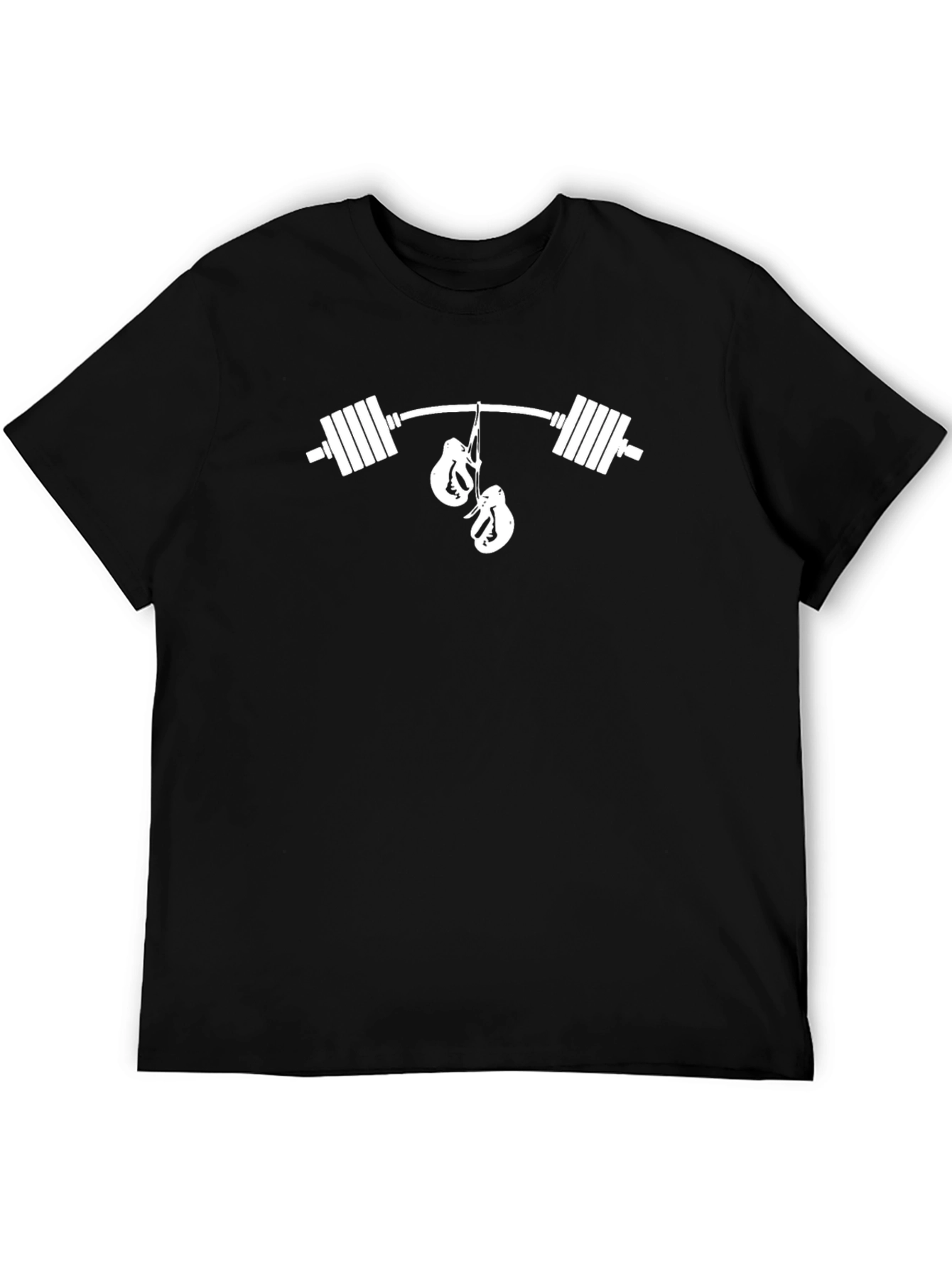 Weightlifting Boxer Black T-Shirt