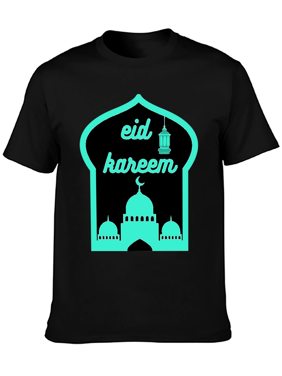 Eid Kareem T-Shirt - Mosque Lantern Design