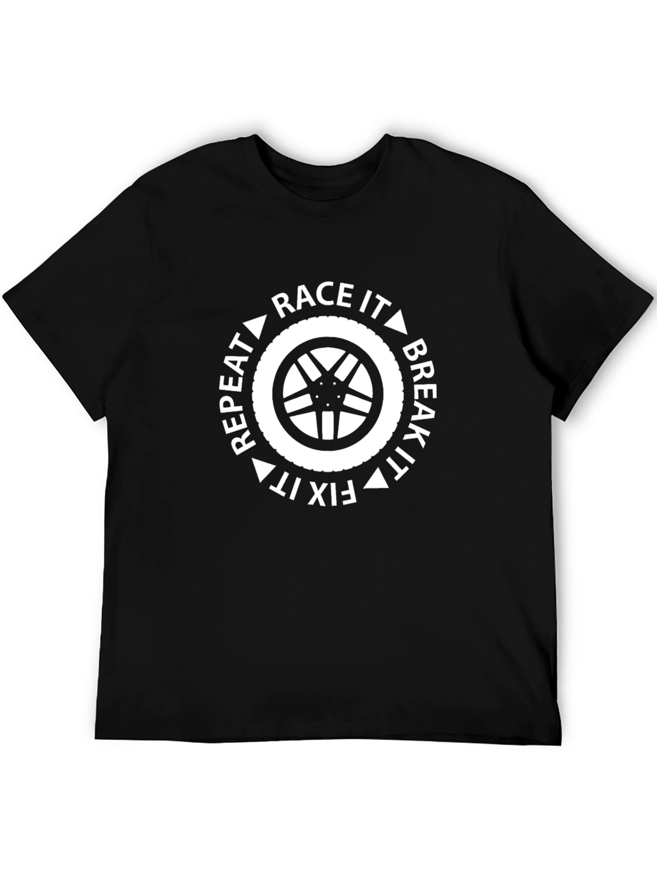 Race It Break It Fix It Repeat Tee