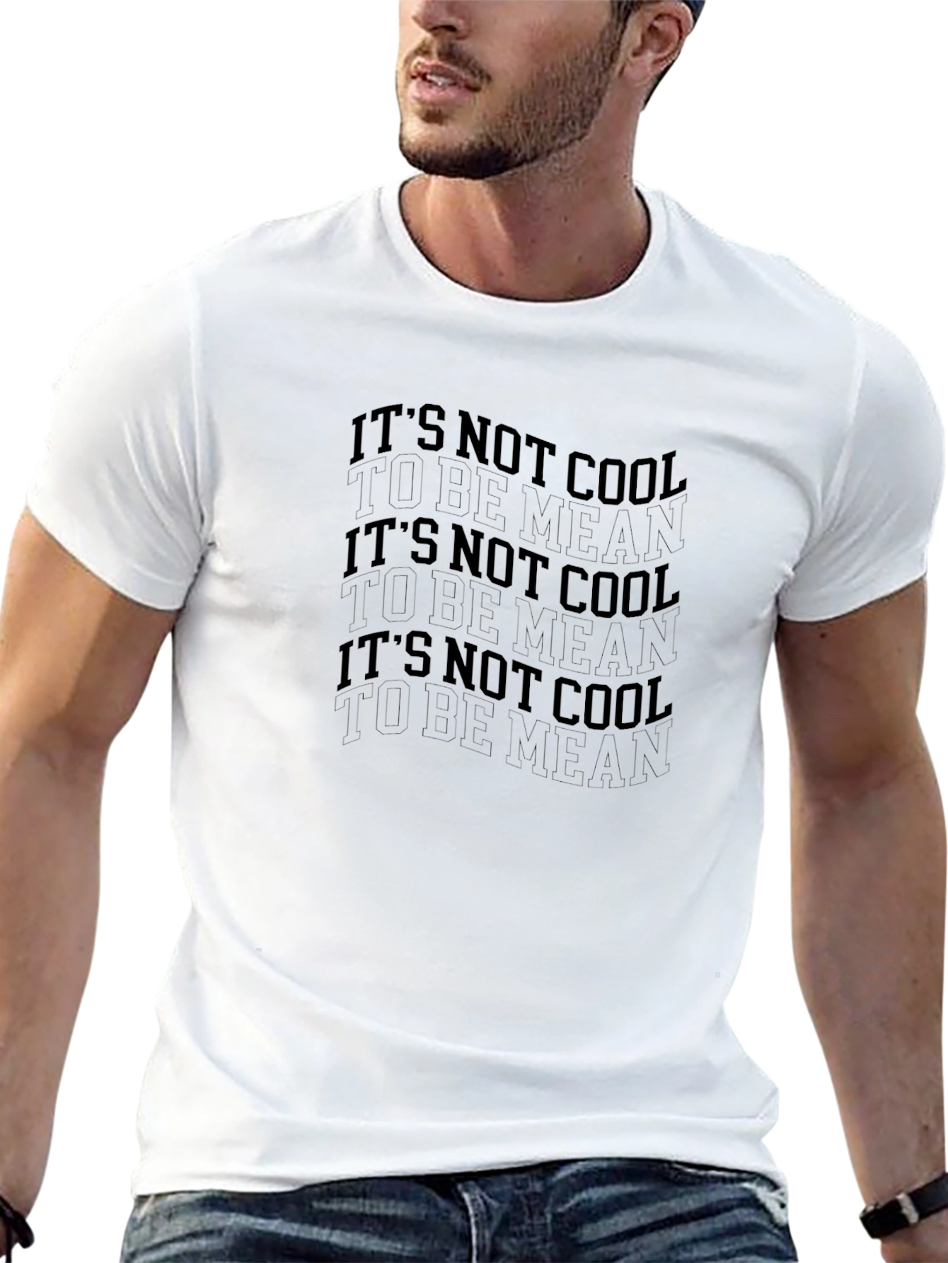 Its Not Cool to Be Mean Graphic Tee