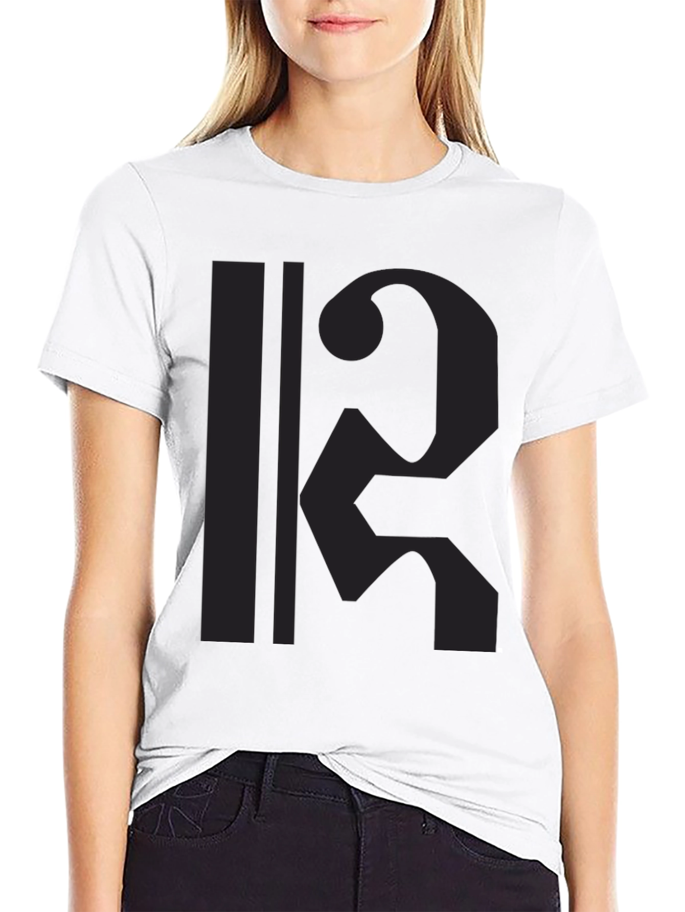 Stylish Black T-Shirt with Graphic Print