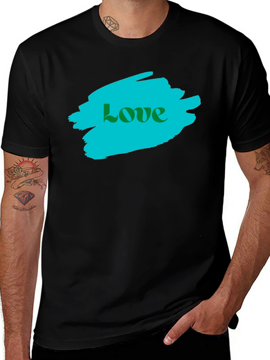 Love Graphic T-Shirt - Stylish Black Tee